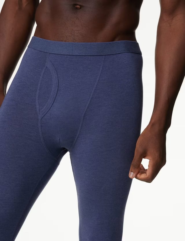 Marks & Spencer M&S 2 Pack Heatgen™ Light Thermal Long Johns Denim - 2