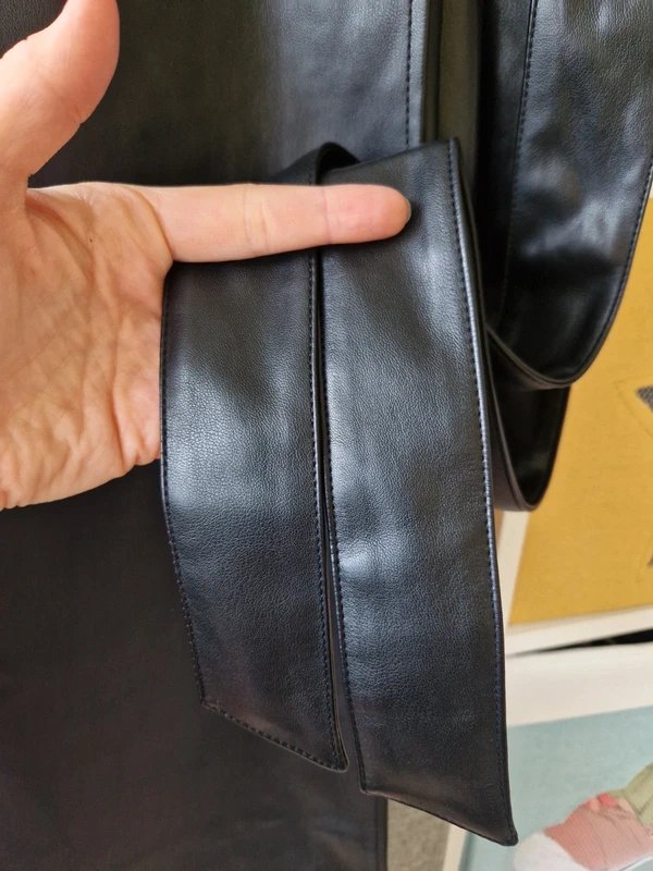 Never Fully Dressed Never fully dressed women's Black Vegan Leather Jaspre Skirt size 10 BNWT - 2