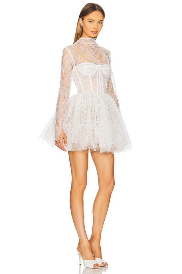 revolve Maraya Arabella Lace Mini Dress - 2