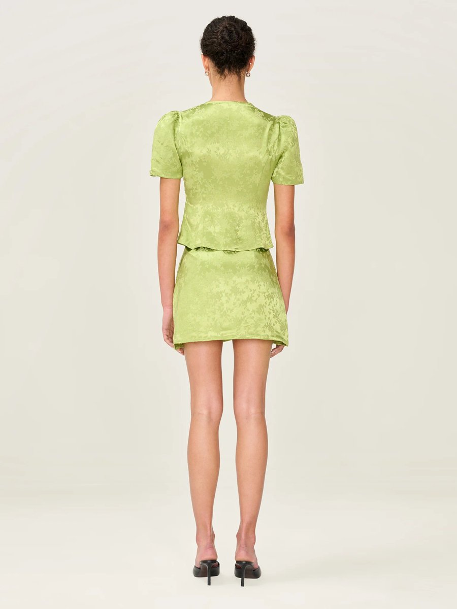 OMNES Patty Skirt in Lima Bean - 4