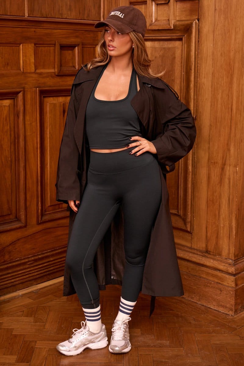 Kaiia Kaiia Sculpt Leggings Pine Green - 1