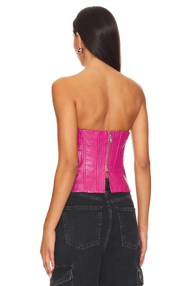 revolve Kaira Leather Top - 3