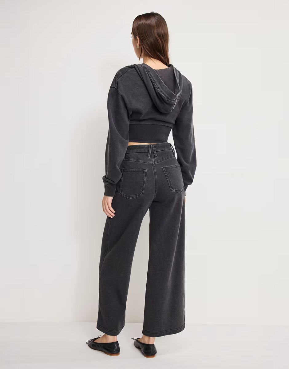ASOS Good American good standard straight  jeans co-ord in black - BLACK - 2