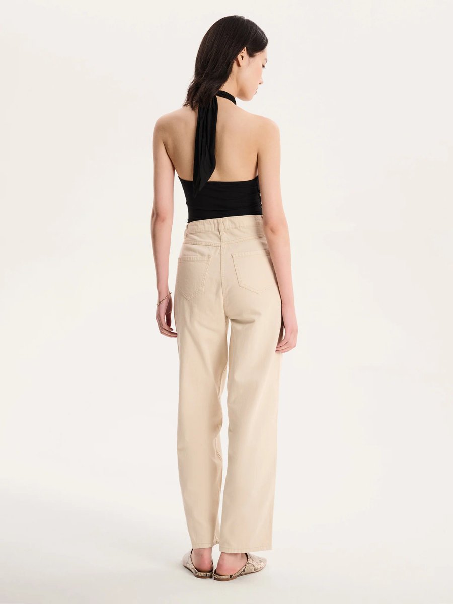 OMNES Nelson Halter Top in Black - 4