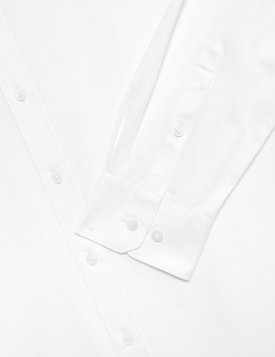 Marks & Spencer M&S Regular Fit Ultimate Jersey Shirt White - 2