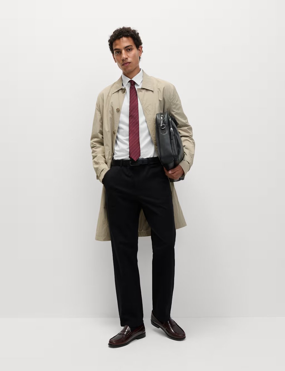 Marks & Spencer M&S Regular Fit Ultimate Jersey Shirt White - 4