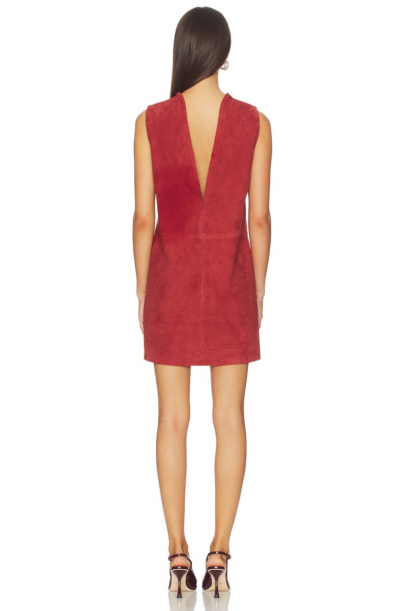 revolve Mona Suede Dress - 4