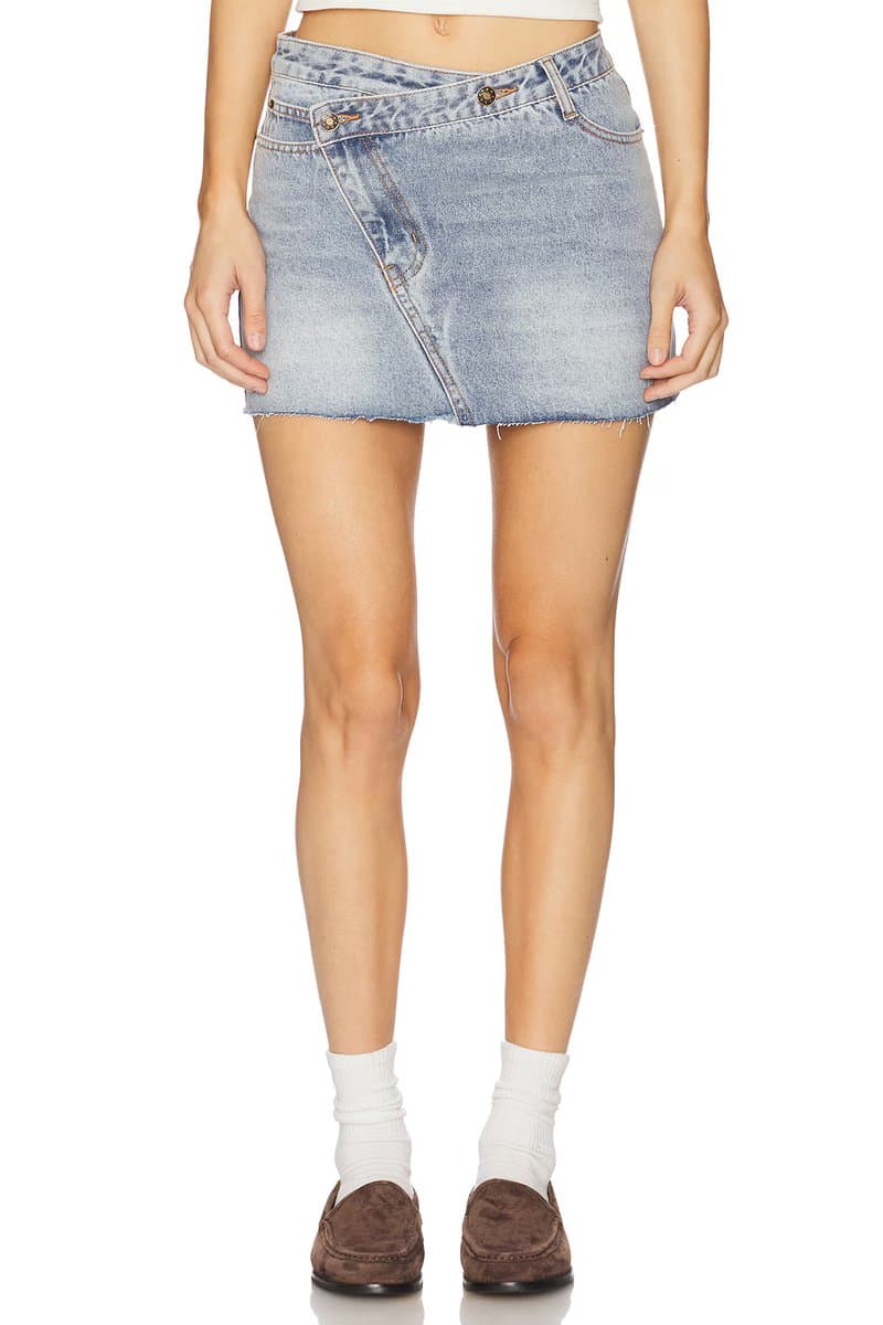 revolve Moss Mini Skirt
