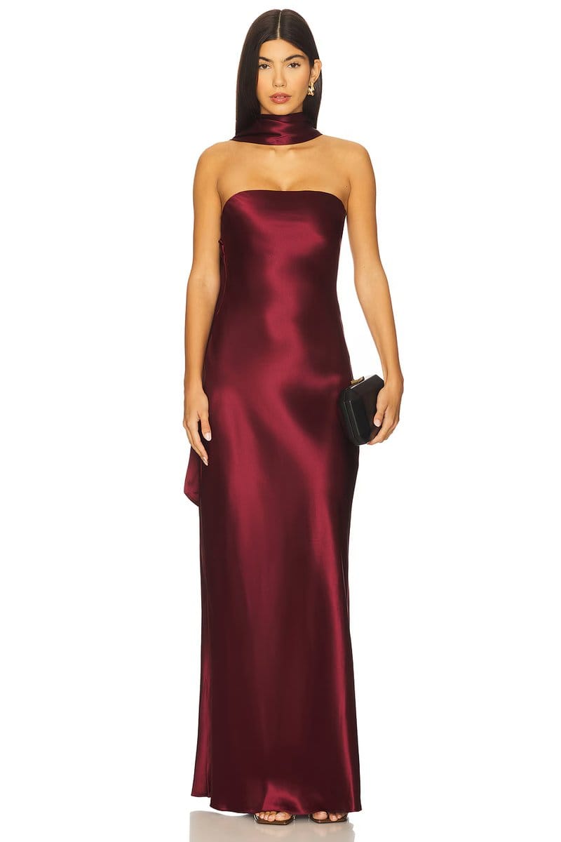 revolve The Lilia Satin Dress - 1