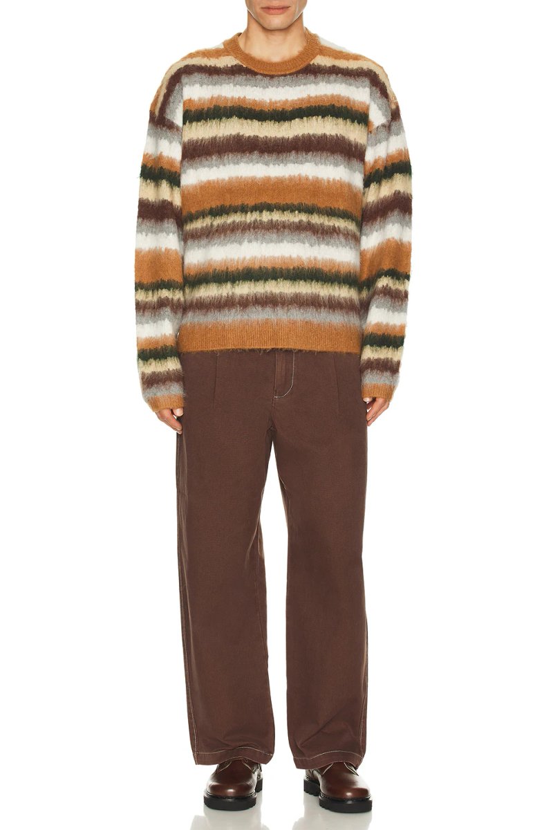 revolve Alpaca Brushed Stripe Sweater - 3