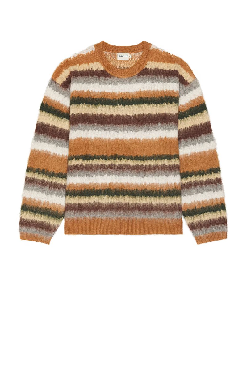 revolve Alpaca Brushed Stripe Sweater - 4