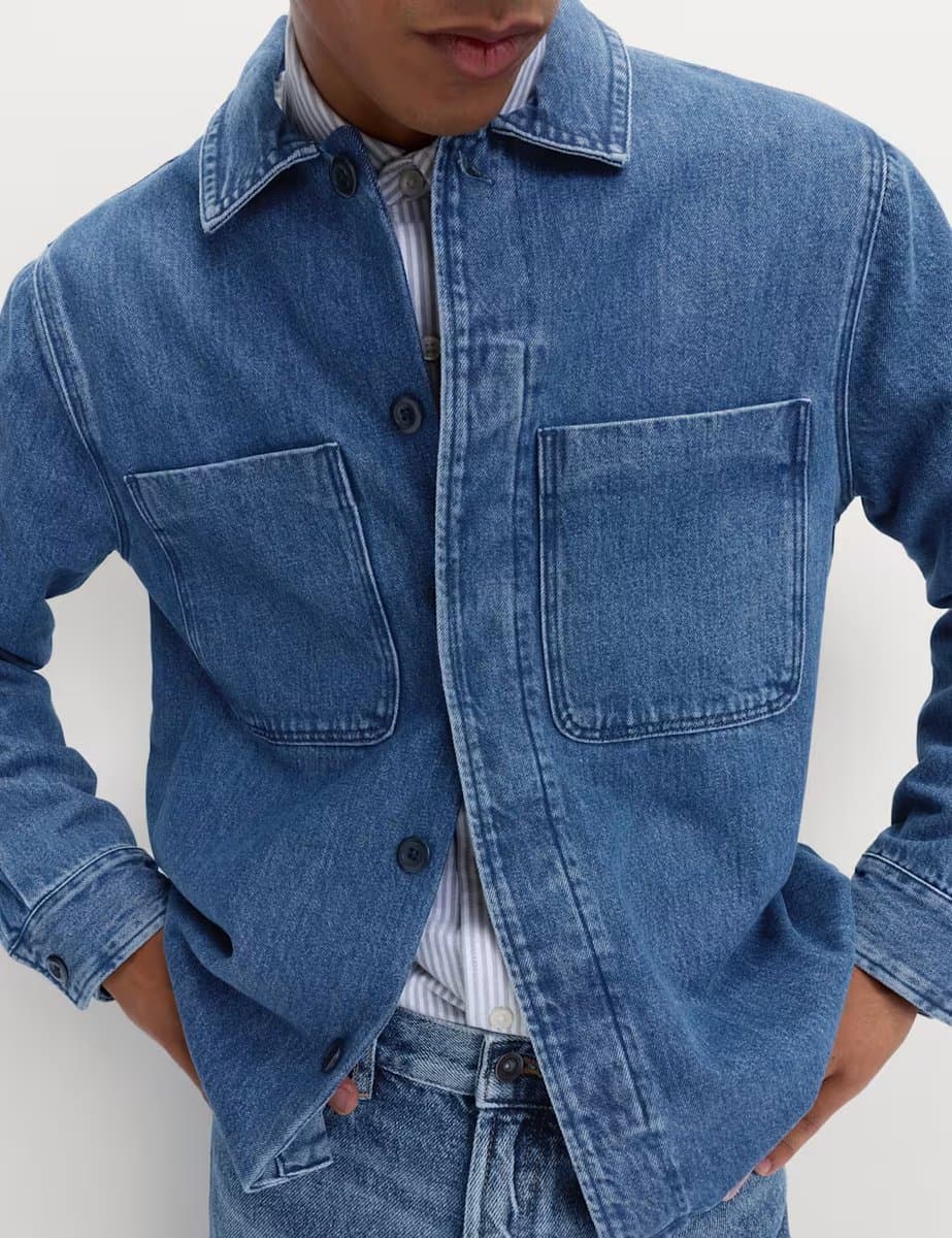 Marks & Spencer M&S Denim Overshirt Indigo
