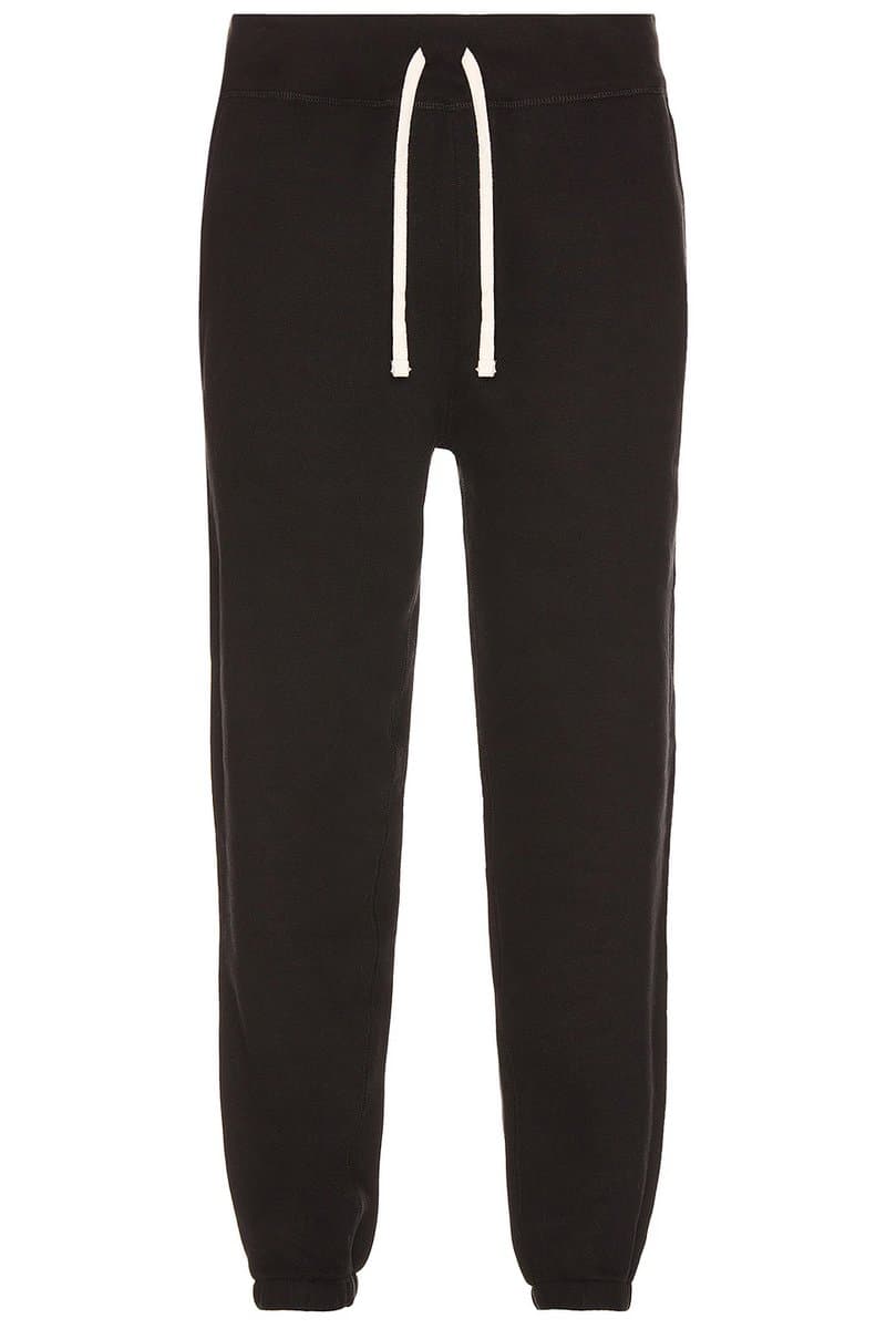 revolve Polo Ralph Lauren Relaxed Fleece Pant in Black