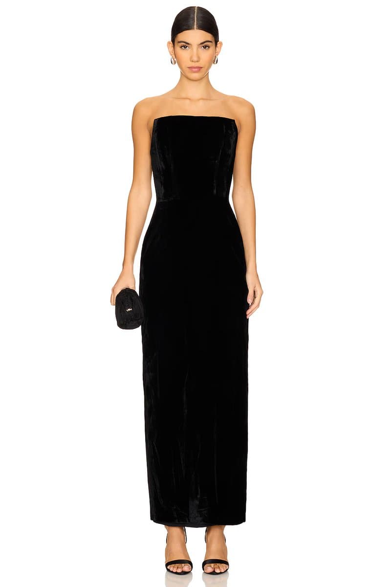 revolve Emery Velvet Maxi Dress