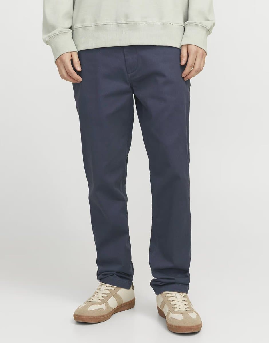ASOS Jack & Jones Chino trousers in navy blazer