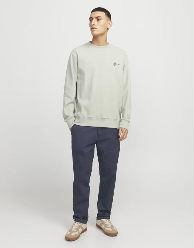 ASOS Jack & Jones Chino trousers in navy blazer - 2