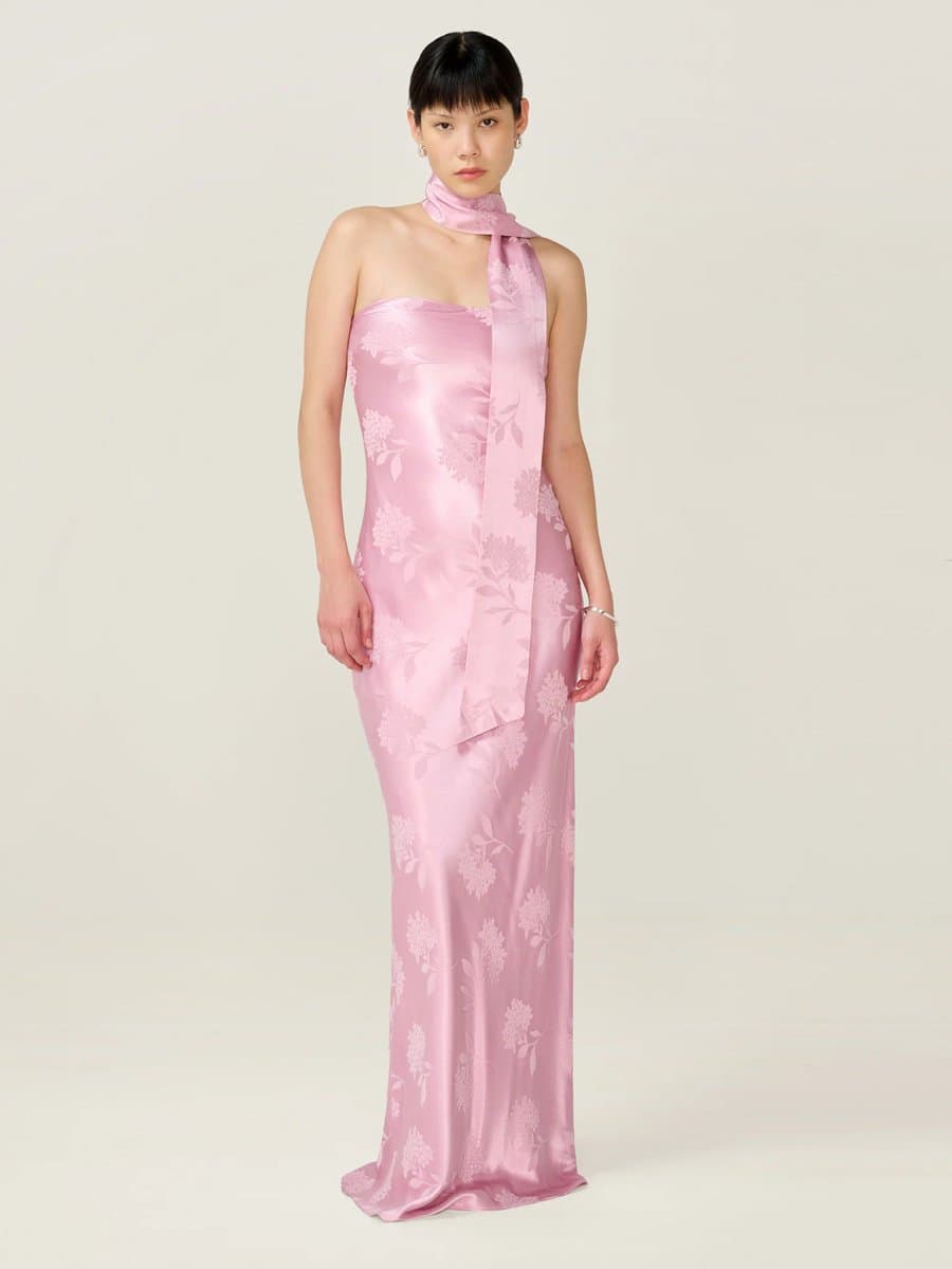 OMNES Myla Dress in Vintage Pink