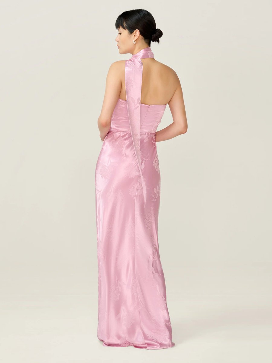 OMNES Myla Dress in Vintage Pink - 2