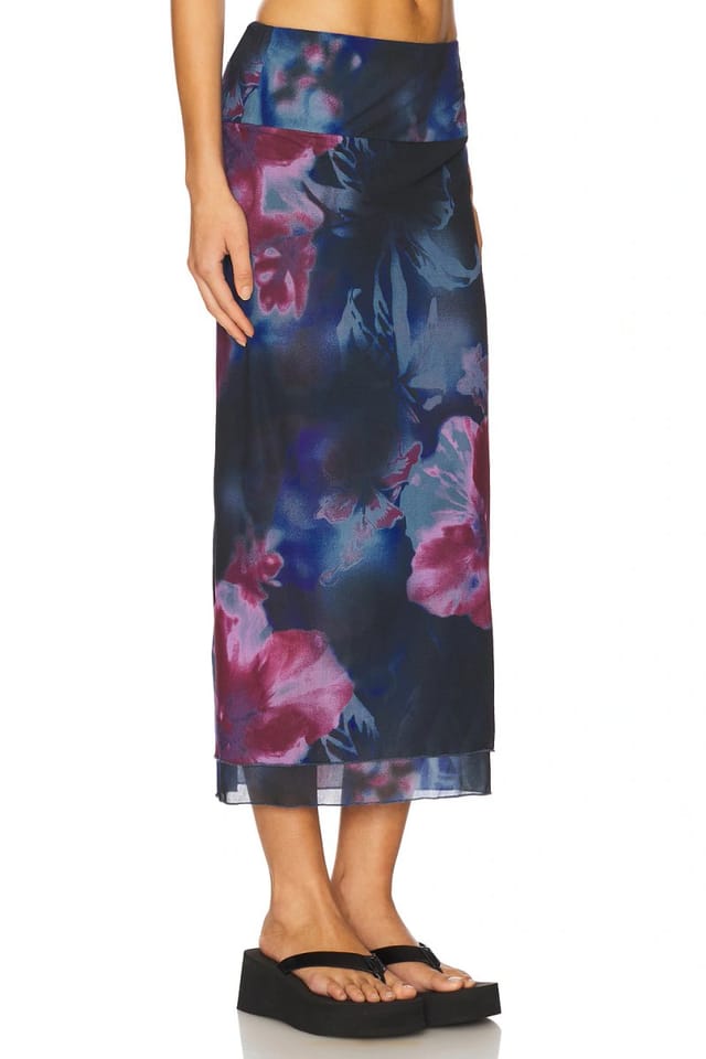 revolve Sunset Mesh Maxi Skirt - 2