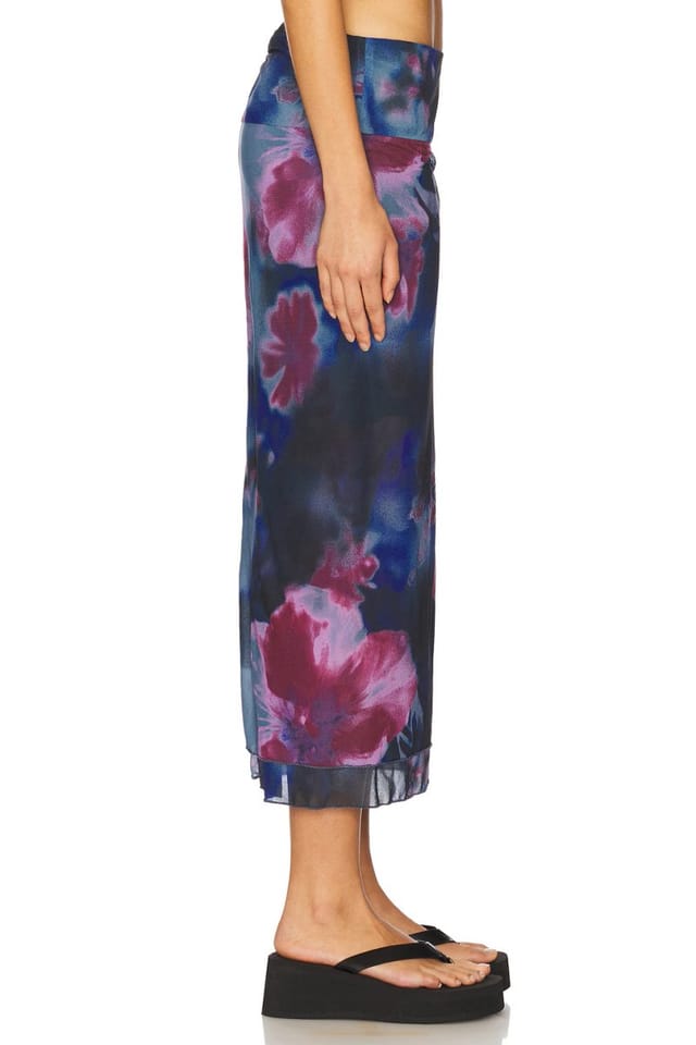 revolve Sunset Mesh Maxi Skirt - 3