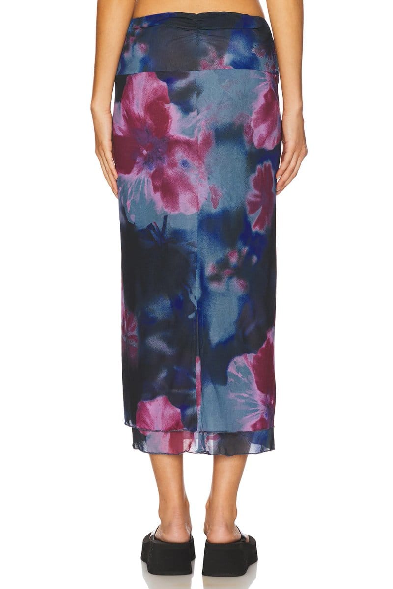 revolve Sunset Mesh Maxi Skirt - 4