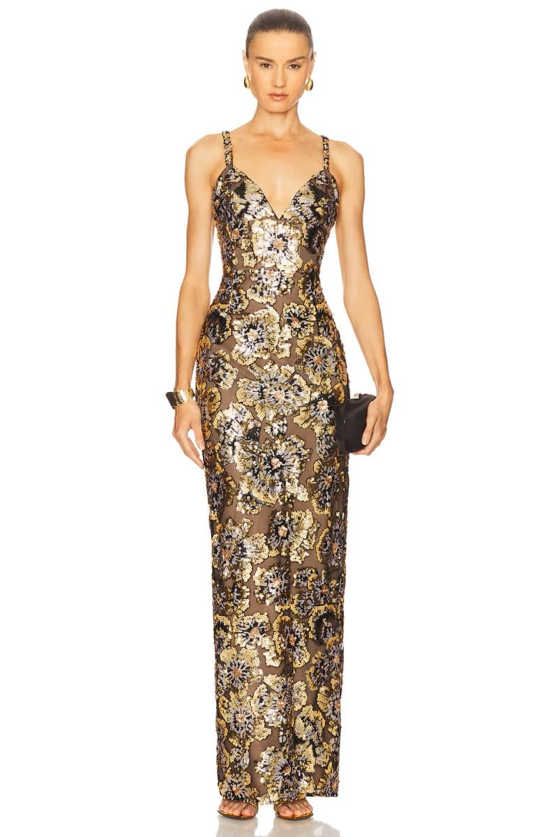 revolve Allegra Sequin Gown