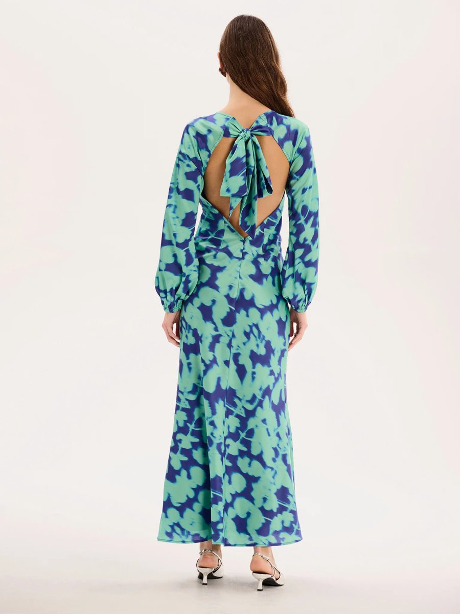 OMNES Joelle Dress in Blurred Floral - 2
