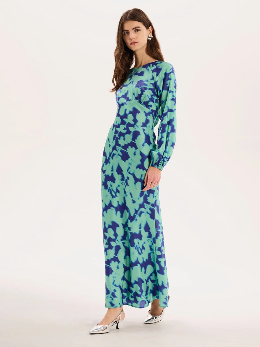OMNES Joelle Dress in Blurred Floral - 3