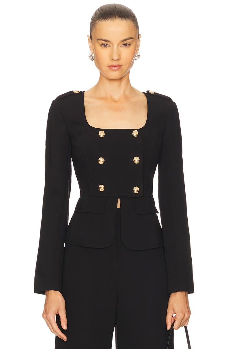 revolve Revolve Classic Cropped Blazer in Black