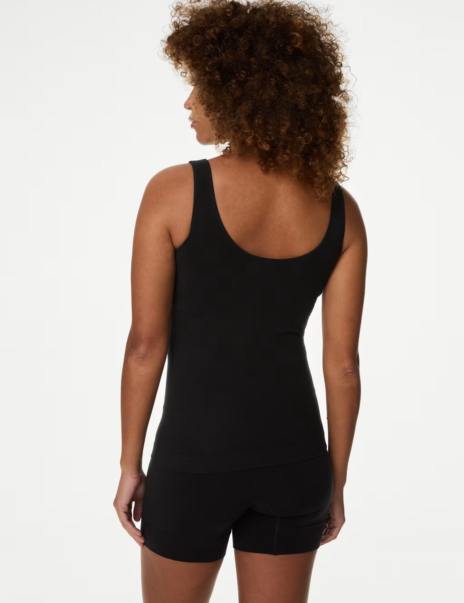 Marks & Spencer M&S Heatgen™ Thermal Light Control Shaping Vest Black - 4