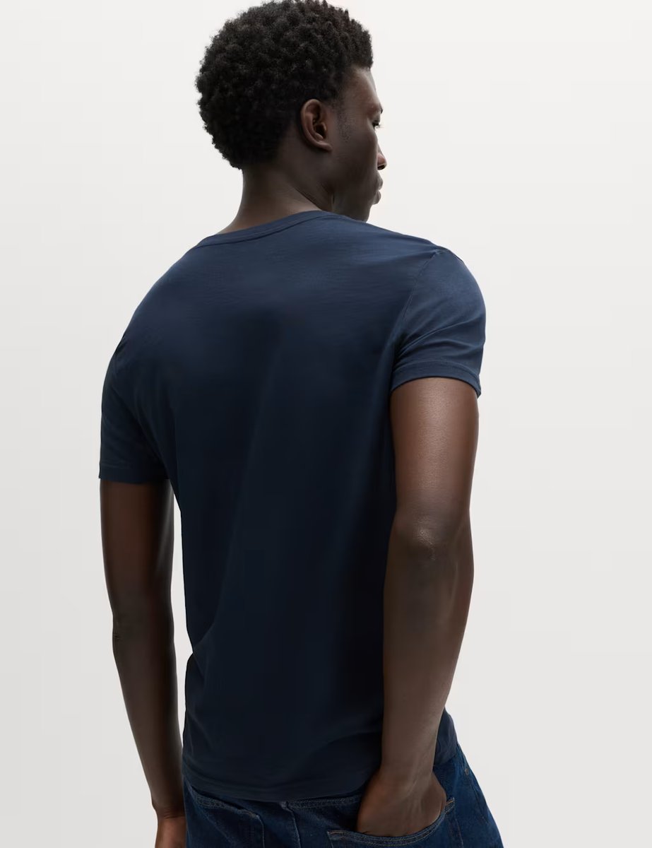 Marks & Spencer M&S 3pk Slim Fit T-Shirts Navy Mix - 4
