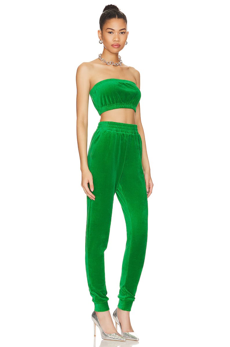 revolve Penelope Velour Pant Set - 2