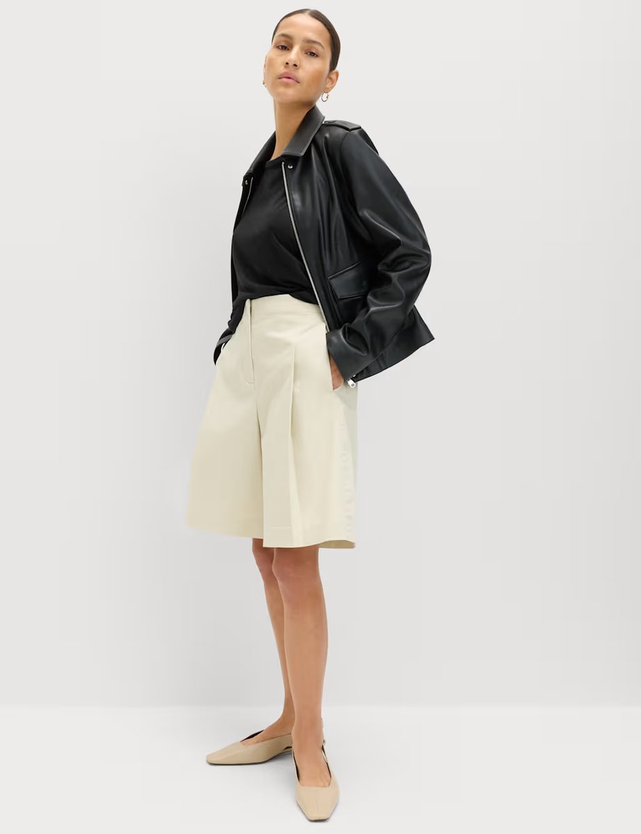 Marks & Spencer M&S Linen Blend T-Shirt Black - 4