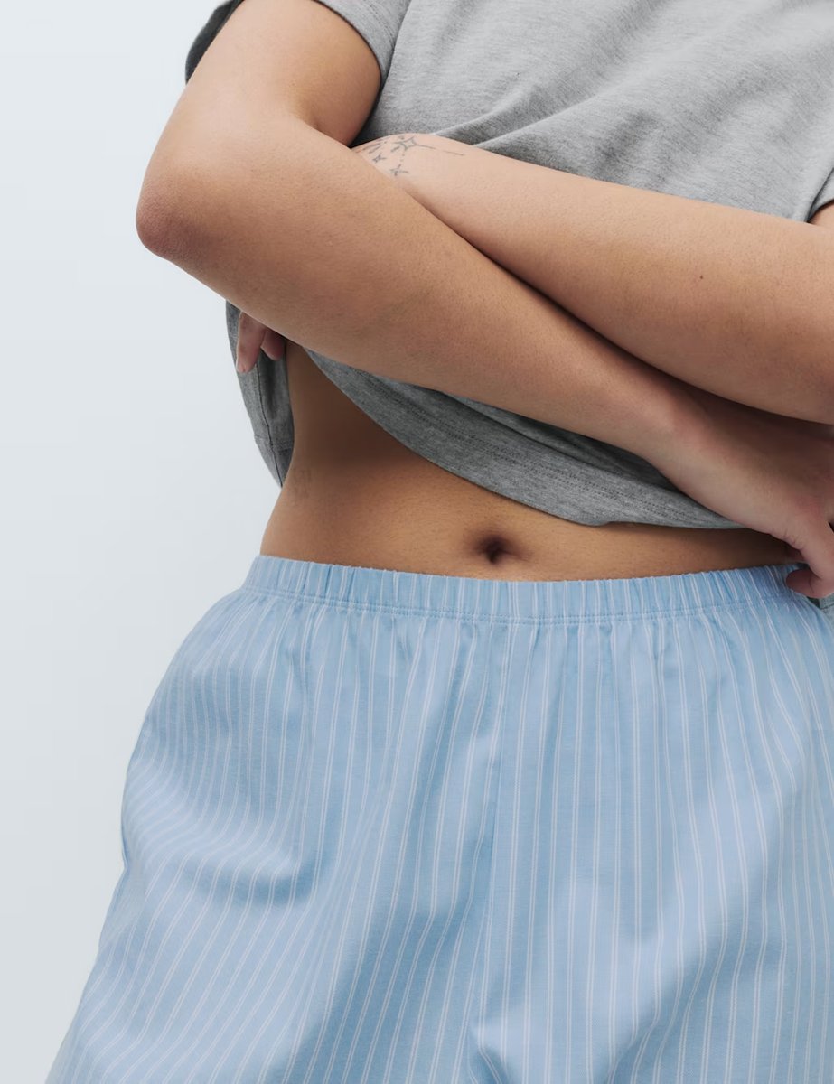 Marks & Spencer M&S Pure Cotton Pyjama Set Grey Mix - 2