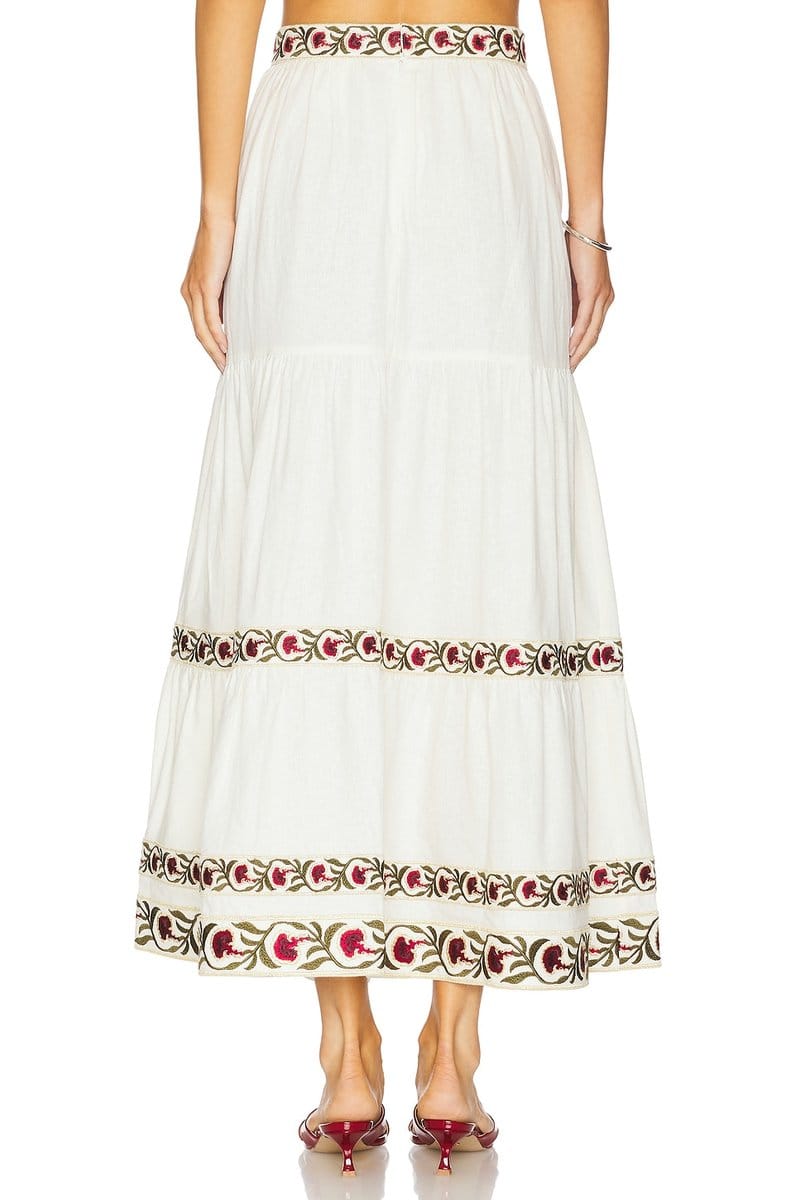 revolve Carnation Ruffle Skirt - 4