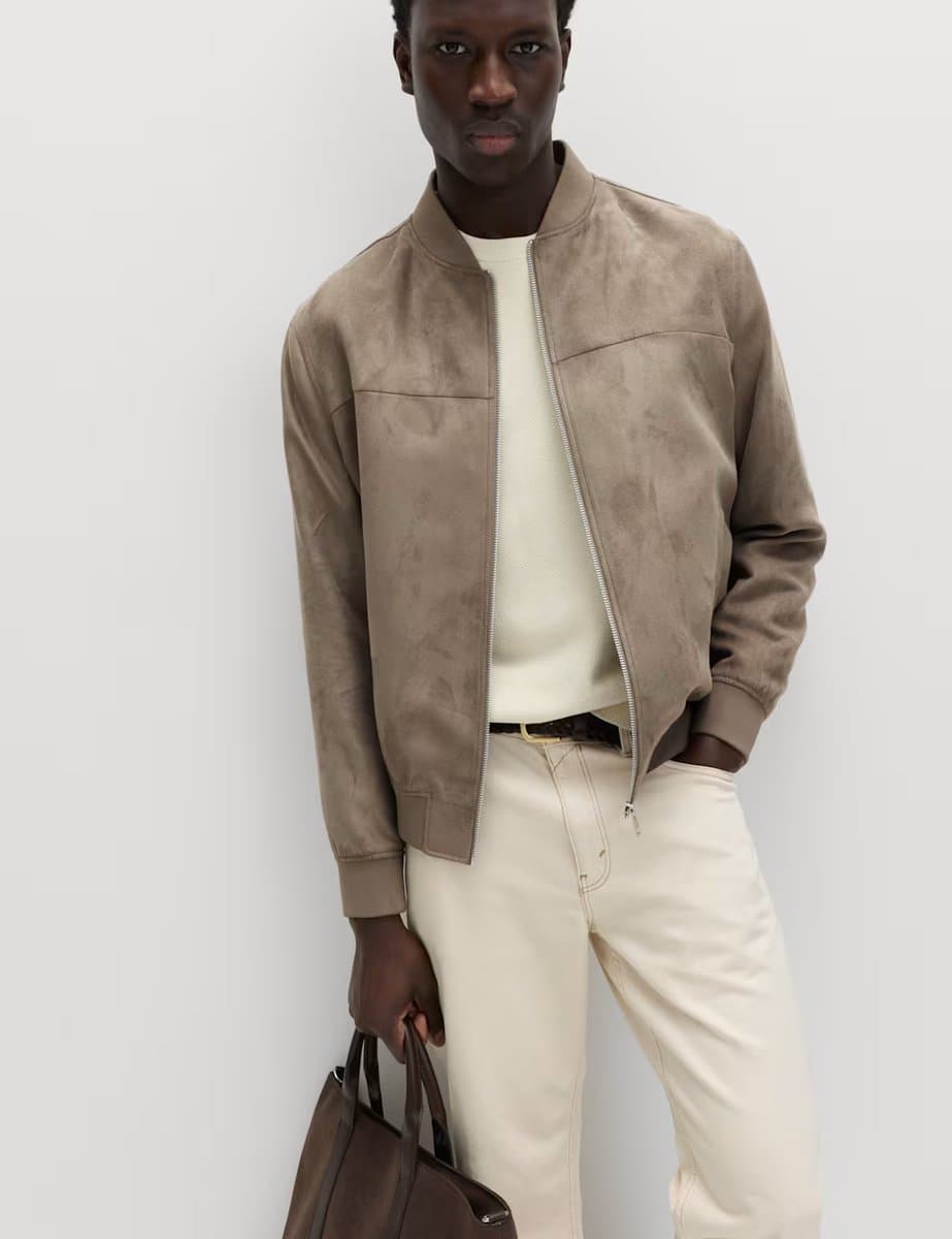 Marks & Spencer M&S Faux Suede Bomber Mole