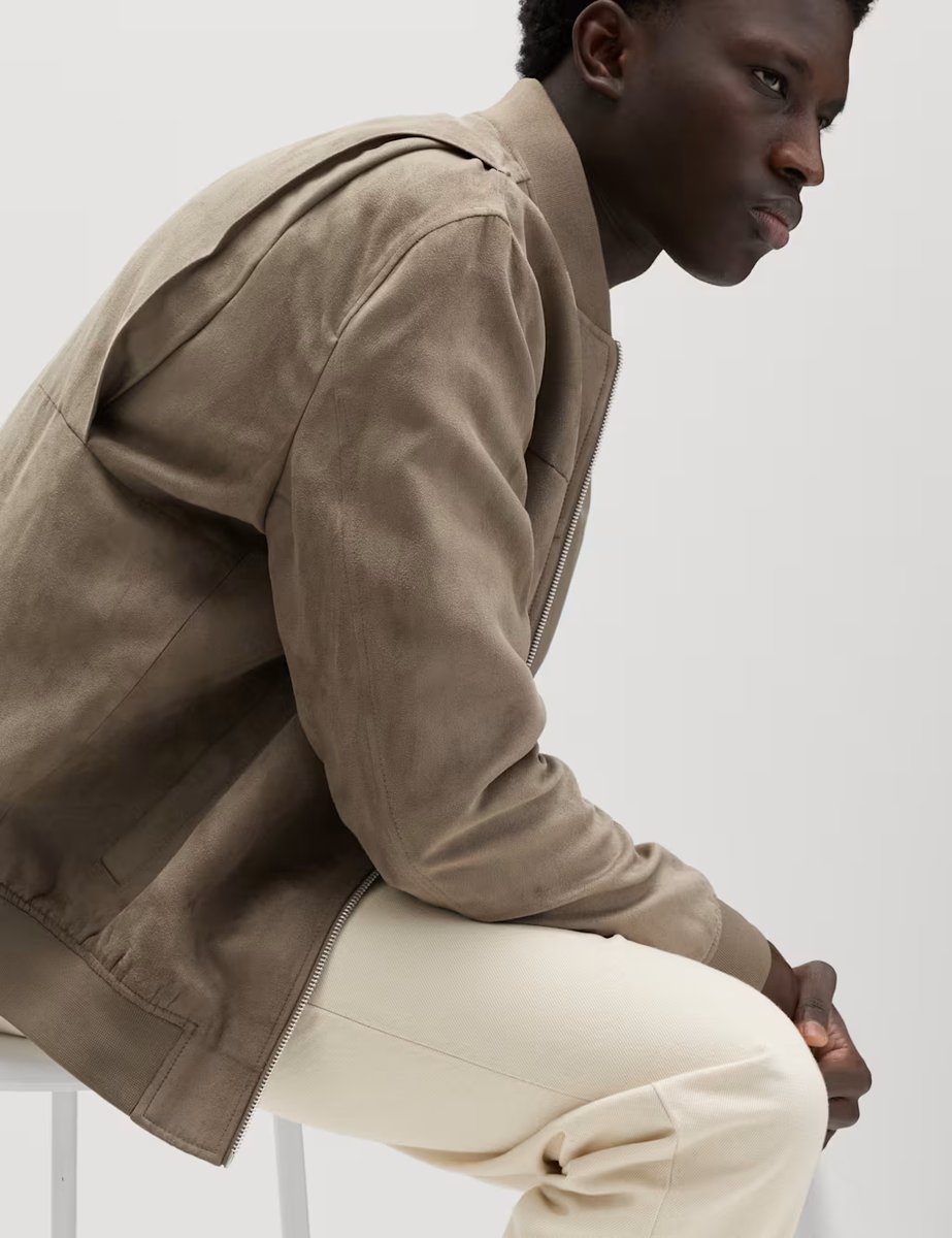 Marks & Spencer M&S Faux Suede Bomber Mole - 3