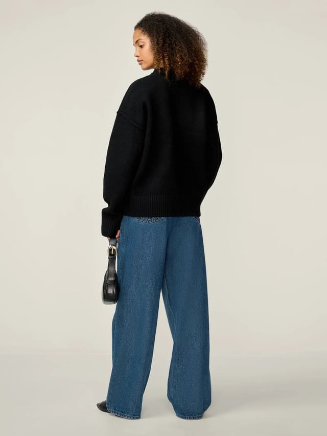 OMNES Clementine Jumper in Black - 2