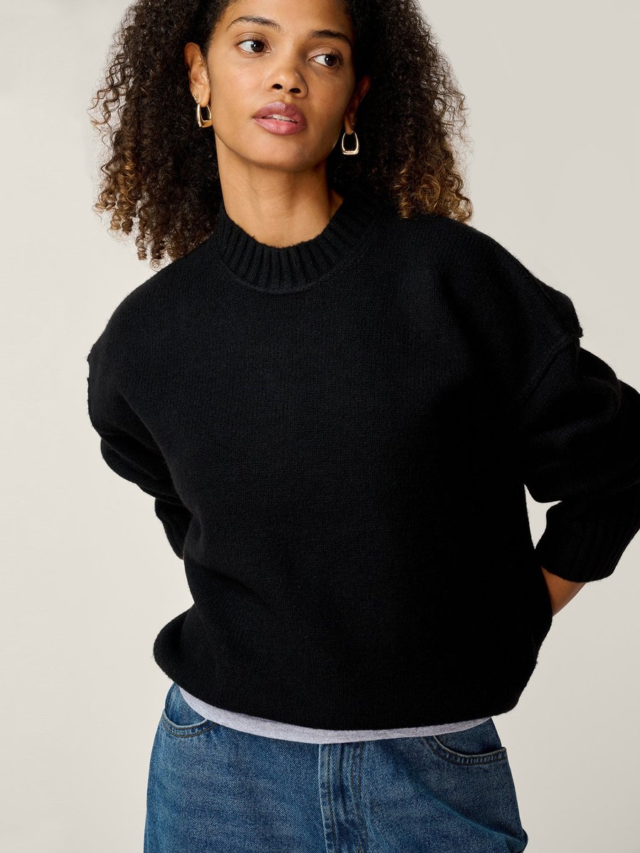 OMNES Clementine Jumper in Black - 4