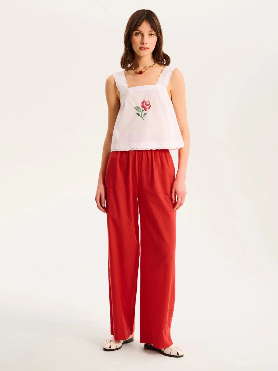 OMNES Elinda Top in White - 4