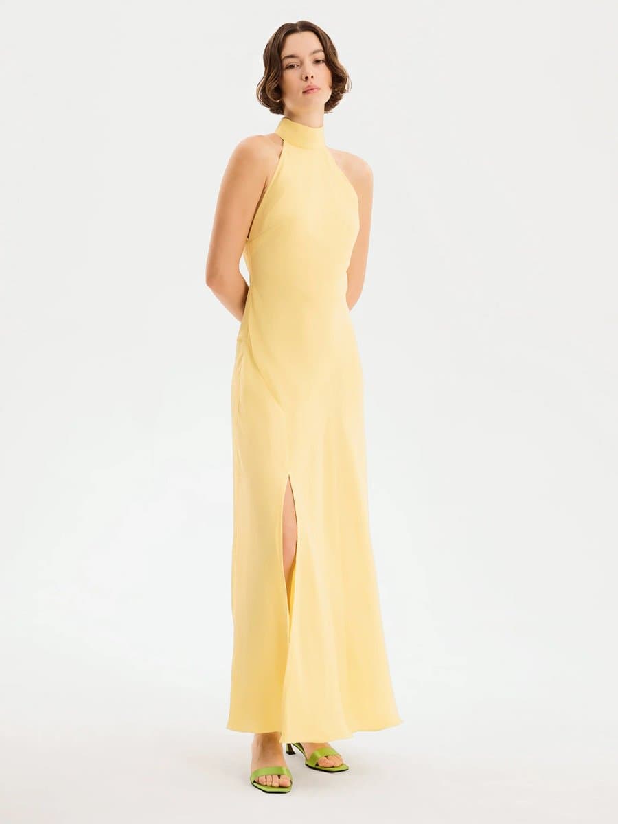 OMNES Elsie Dress in Lemonade