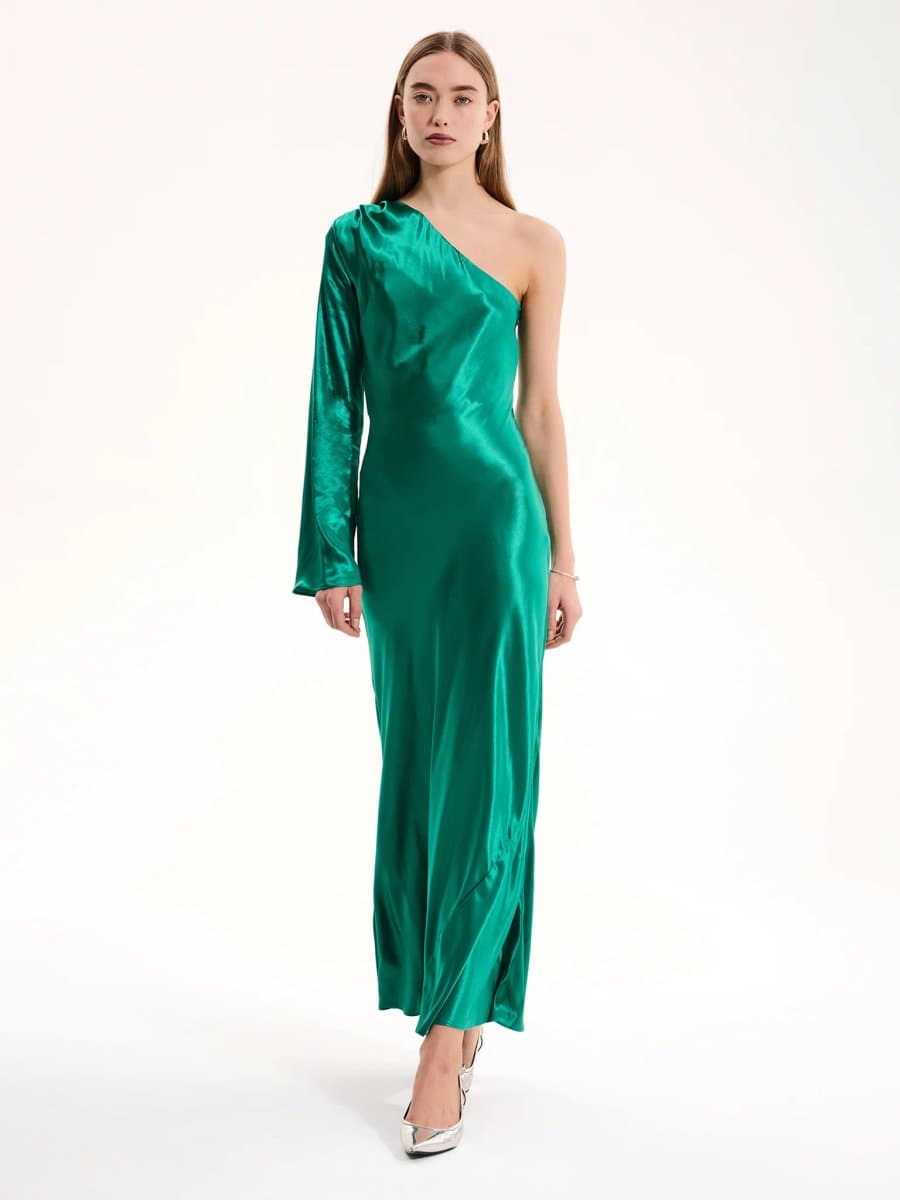 OMNES Charlee Dress in Green