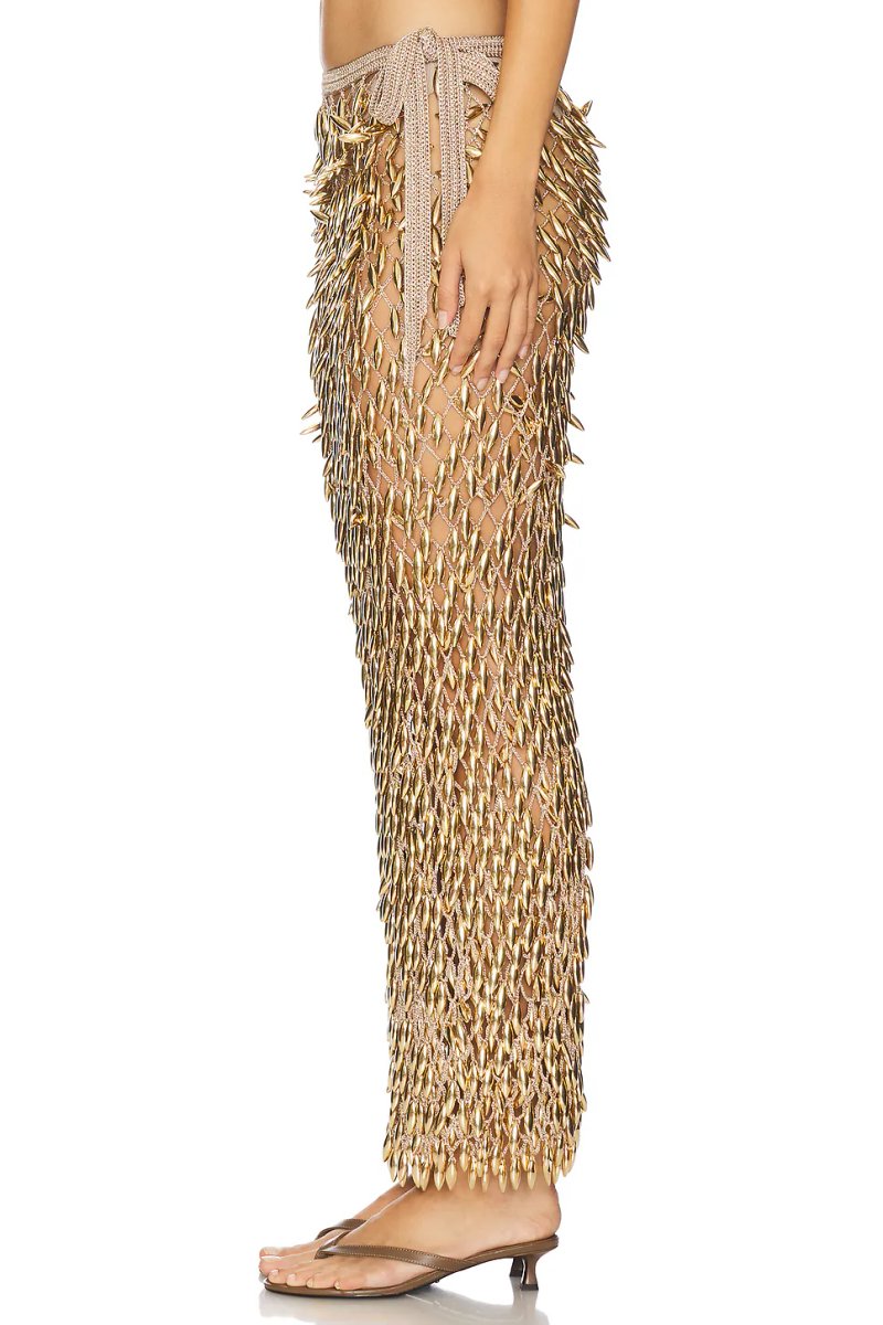 revolve Adora Hand Crochet Beaded Convertible Skirt/Dress - 3