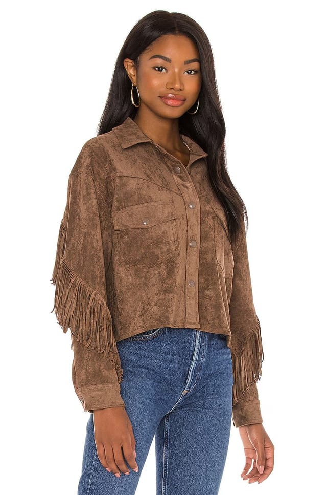 revolve Fringe Shacket - 3
