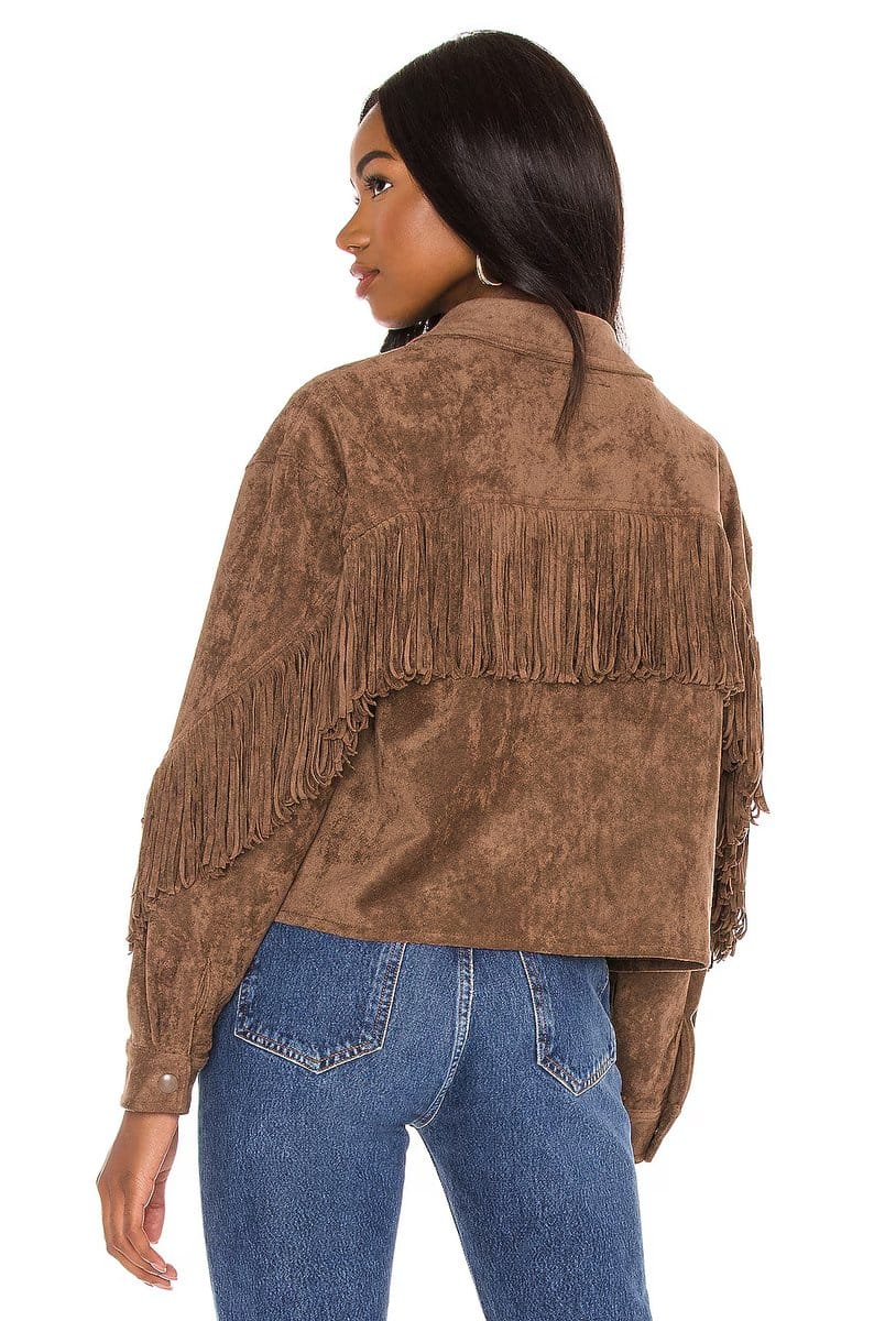 revolve Fringe Shacket - 4