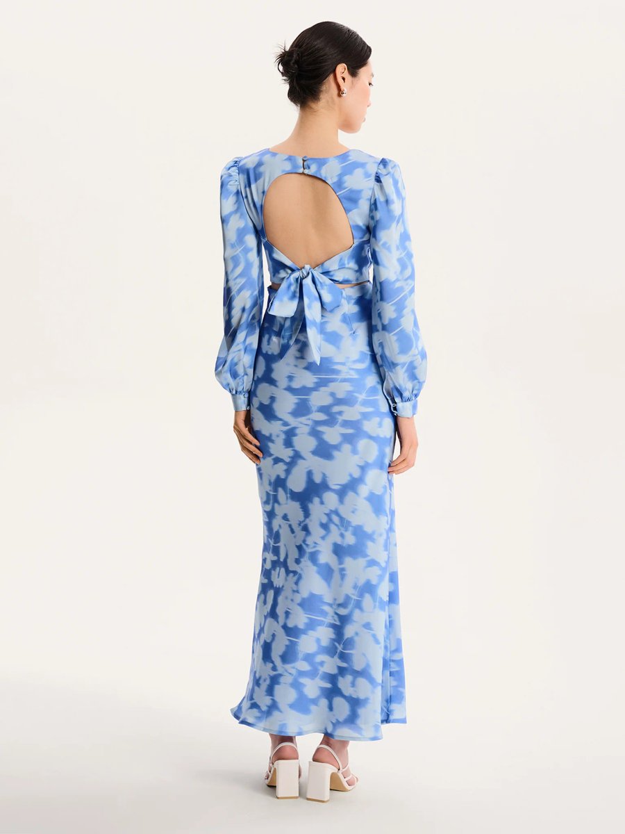 OMNES Francoise Dress in Supersonic Blue - 2