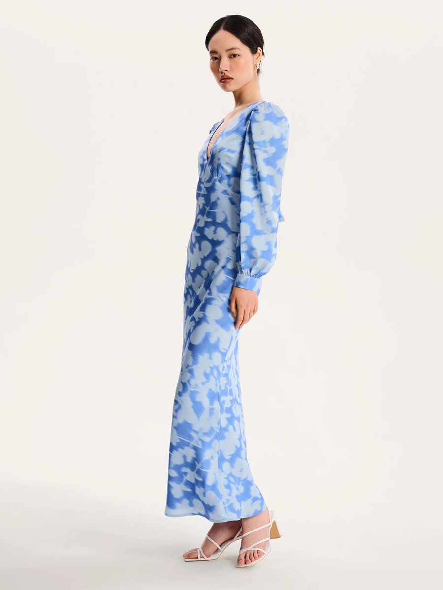 OMNES Francoise Dress in Supersonic Blue - 4