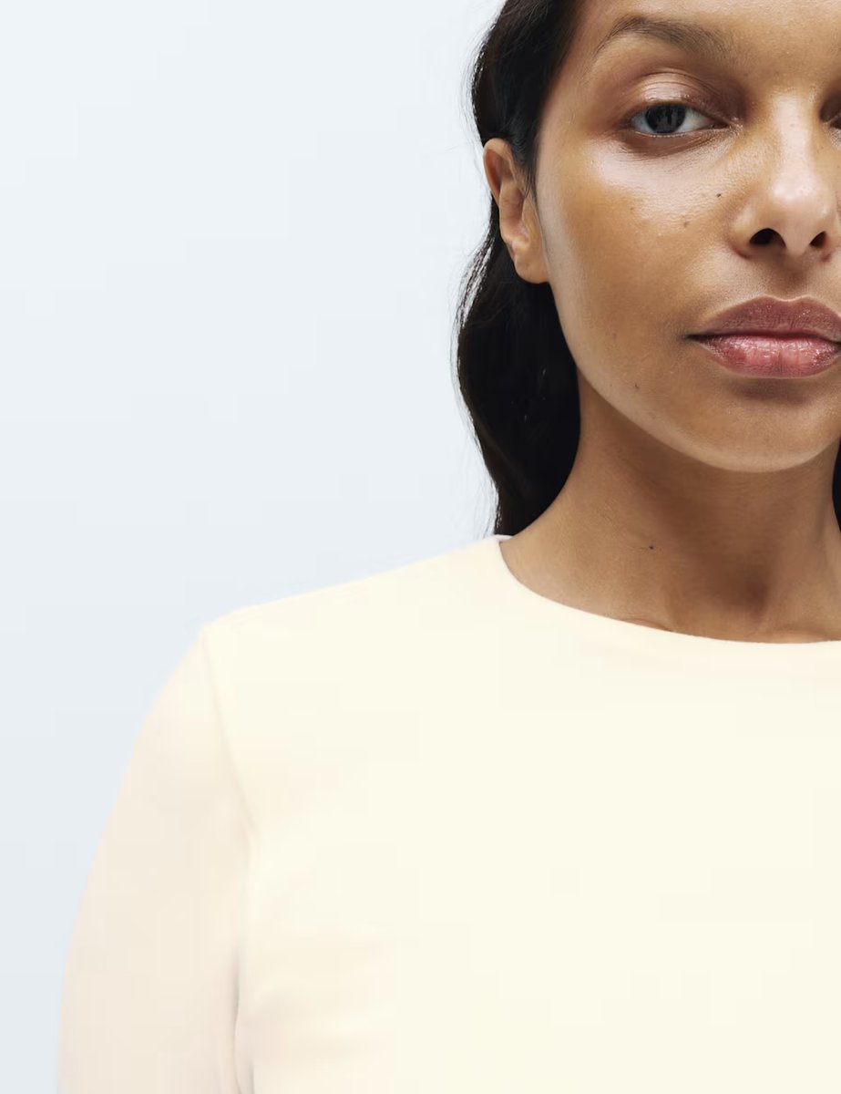 Marks & Spencer M&S Heatgen™ Maximum Thermal Fleece Top Light Cream - 3