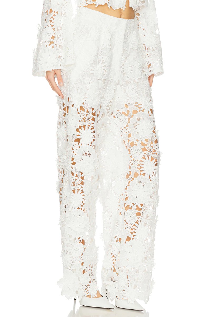revolve Adrian Floral Lace Pants - 2