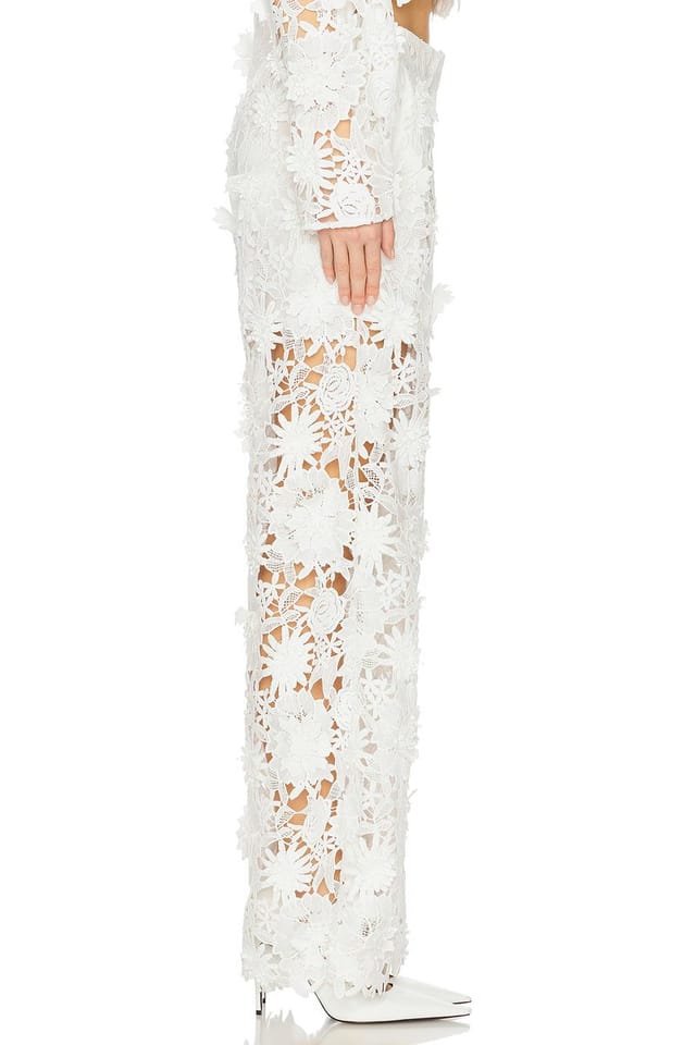 revolve Adrian Floral Lace Pants - 3